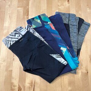 LOT 3 Pairs New Balance NB Premium Performance 3/4 Leggings XS Side Pocket EUC